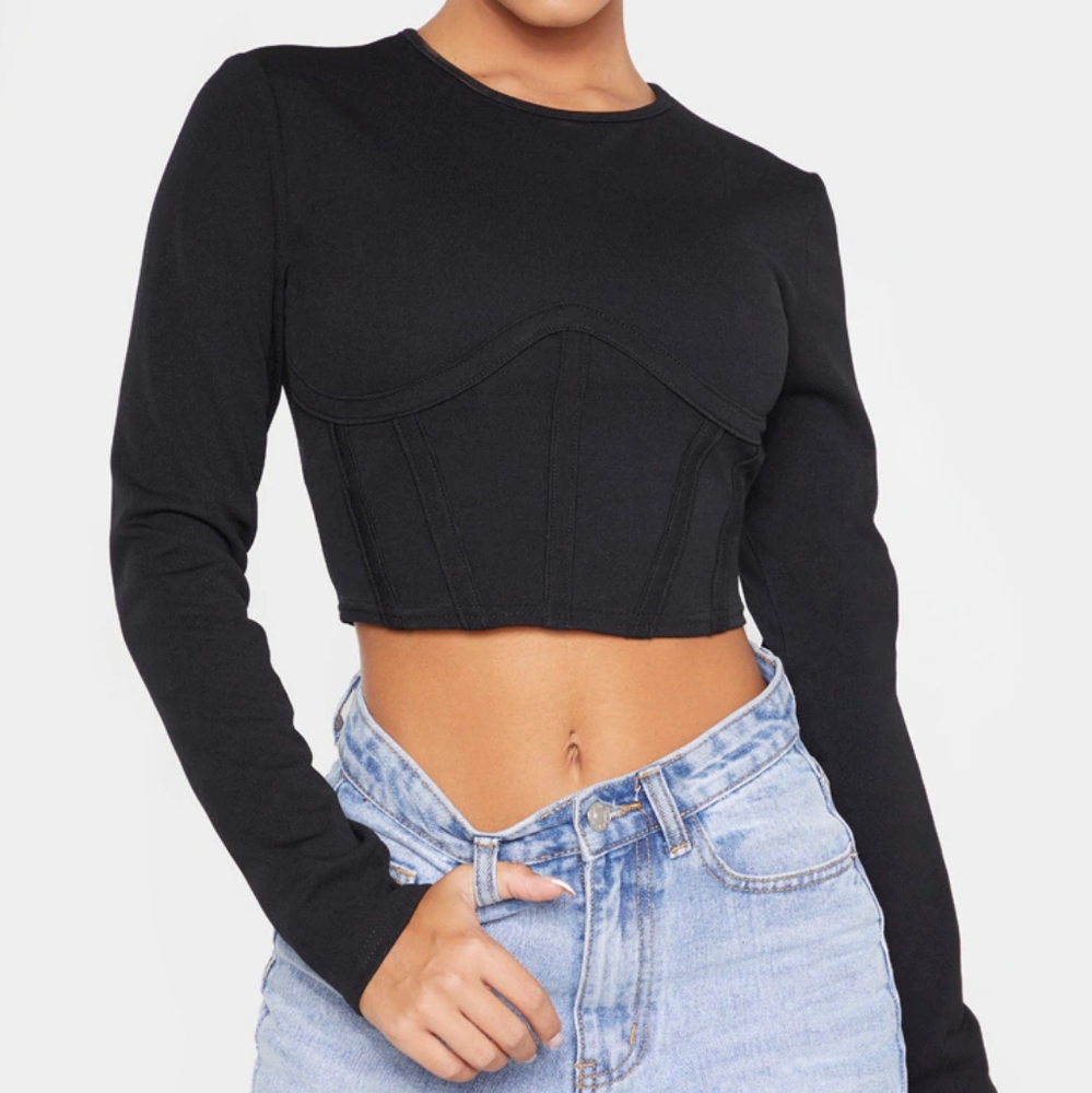 Prettylittlething Underbust Crop Top NWT